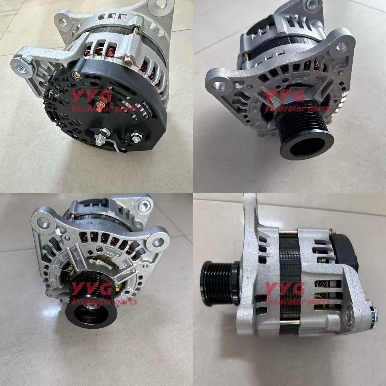 Excavator Engine Part NEW 160A Alternator for 2005-2006 24V Metal 30658087