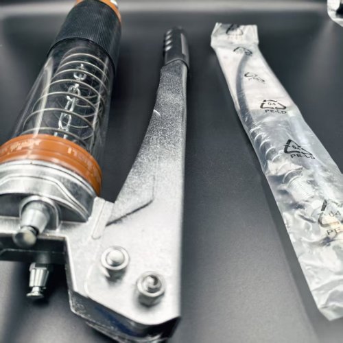 High-Pressure Transparent Excavator Manual Grease Gun