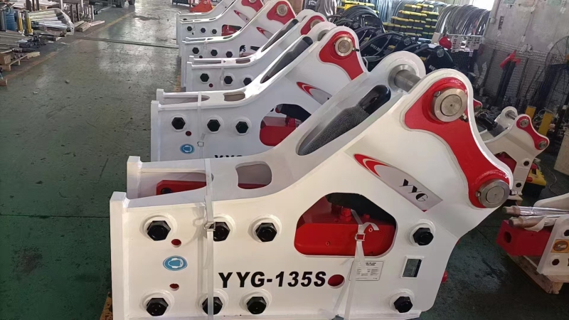 Side Type Open Type Excavator Demolition Sb43 Hydraulic Hammer
