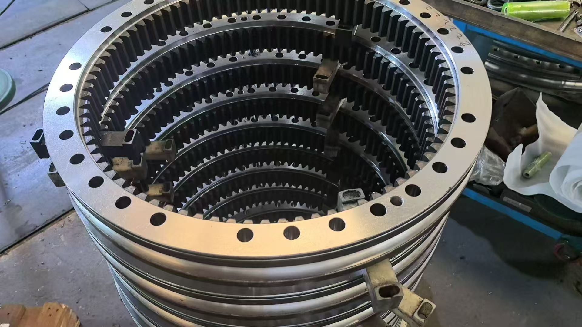 For Kubota Turntable Bearing Swing Circle Ring Gear