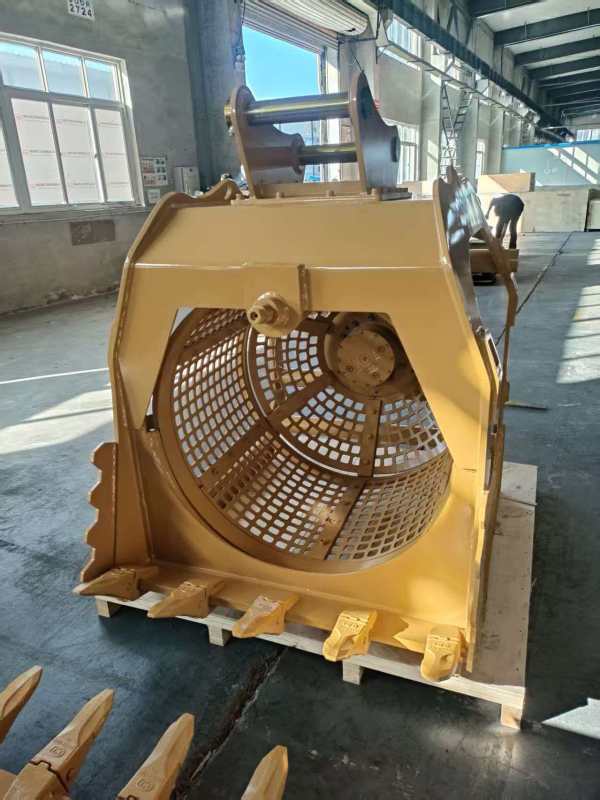 Excavator Accessories Screening Buckets for Excavator Rotary Screen Bucket 360 Degree Excavator Bucket