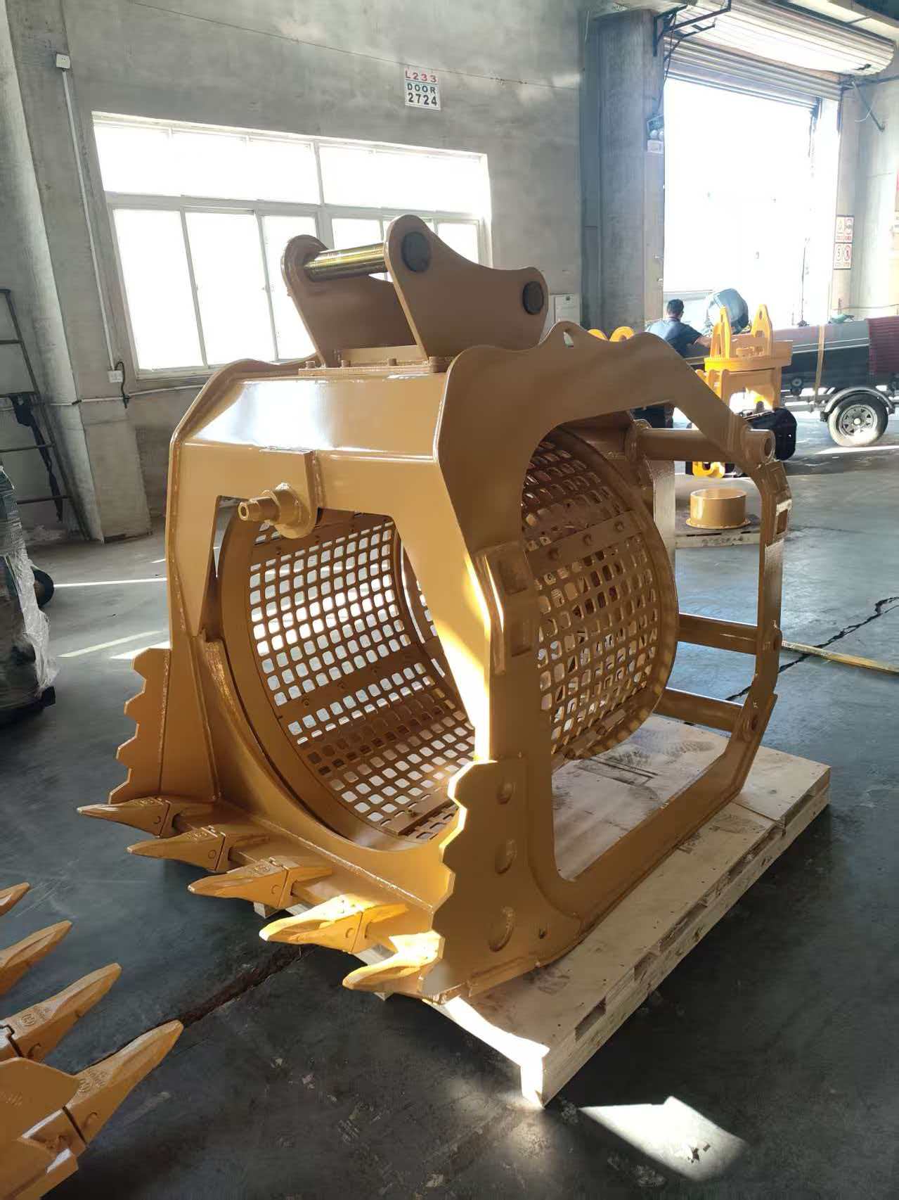 Excavator Accessories Screening Buckets for Excavator Rotary Screen Bucket 360 Degree Excavator Bucket