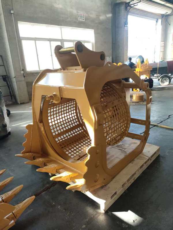 Excavator Accessories Screening Buckets for Excavator Rotary Screen Bucket 360 Degree Excavator Bucket