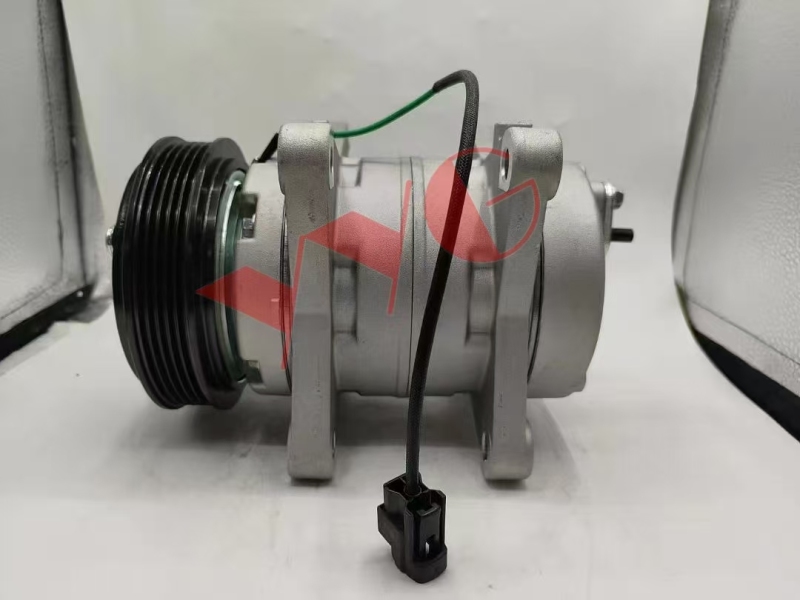 Auto AC Compressor 709 7H15 Short String 8PK 24V 123MMQD Thin Back Cover air Conditioner Compressor