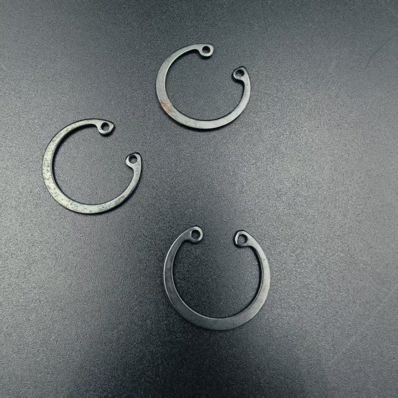 Black Oxide Coating Retaining Rings for Shafts DIN471 Din 471 65Mn Spring Carbon Steel Retaining External Circlips Rings