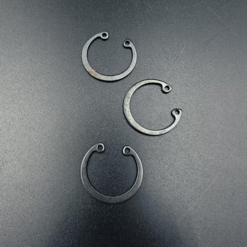 Black Oxide Coating Retaining Rings for Shafts DIN471 Din 471 65Mn Spring Carbon Steel Retaining External Circlips Rings