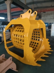 Mini Excavator Attachment Rotary Screening Tilt Bucket Engine Gearbox Core Components