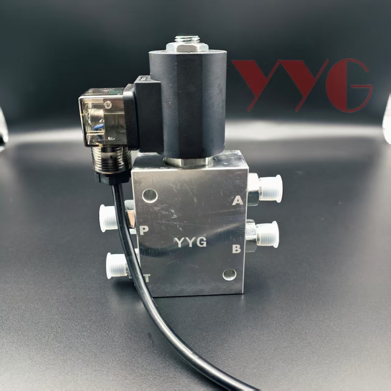 Quick Connector Solenoid Valve for Excavator Construction Machinery Parts Quick Change Solenoid Valve 12-24V