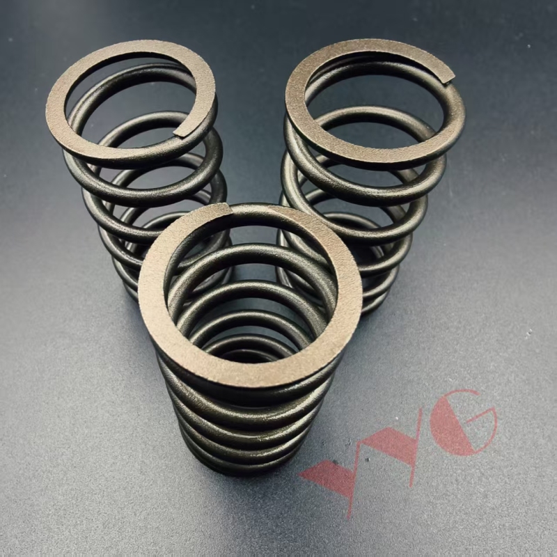 Custom Heavy Duty Compression Coil Spring Differently Designed Alloy Materials