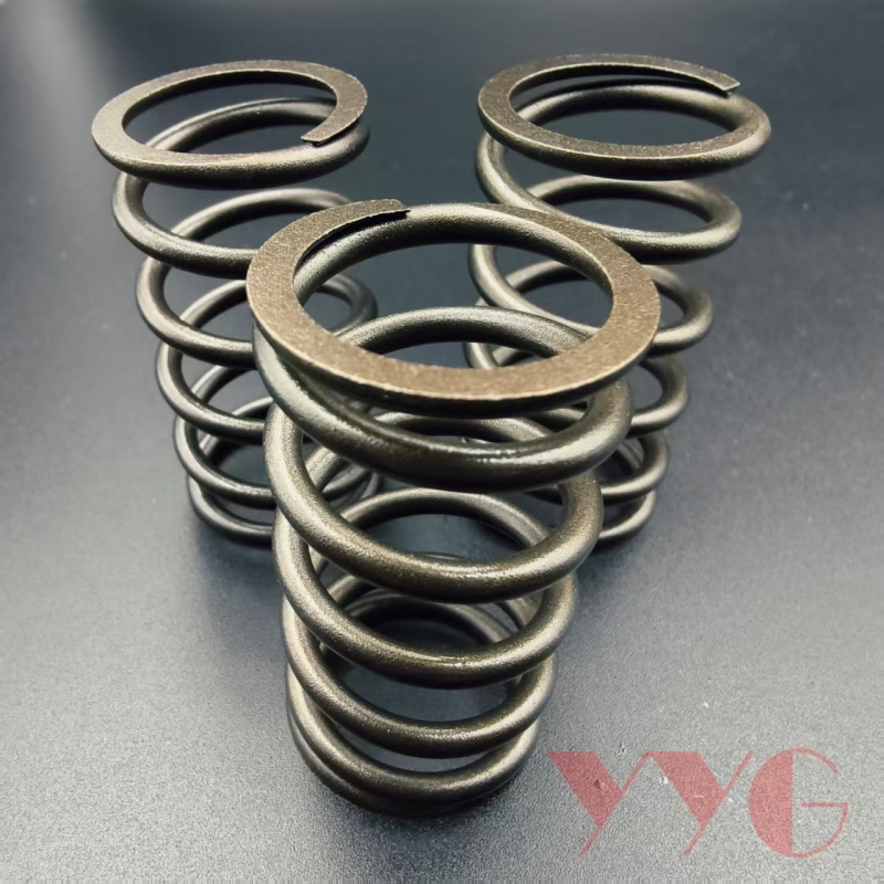 Custom Heavy Duty Compression Coil Spring Differently Designed Alloy Materials