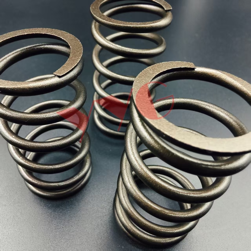 Custom Heavy Duty Compression Coil Spring Differently Designed Alloy Materials