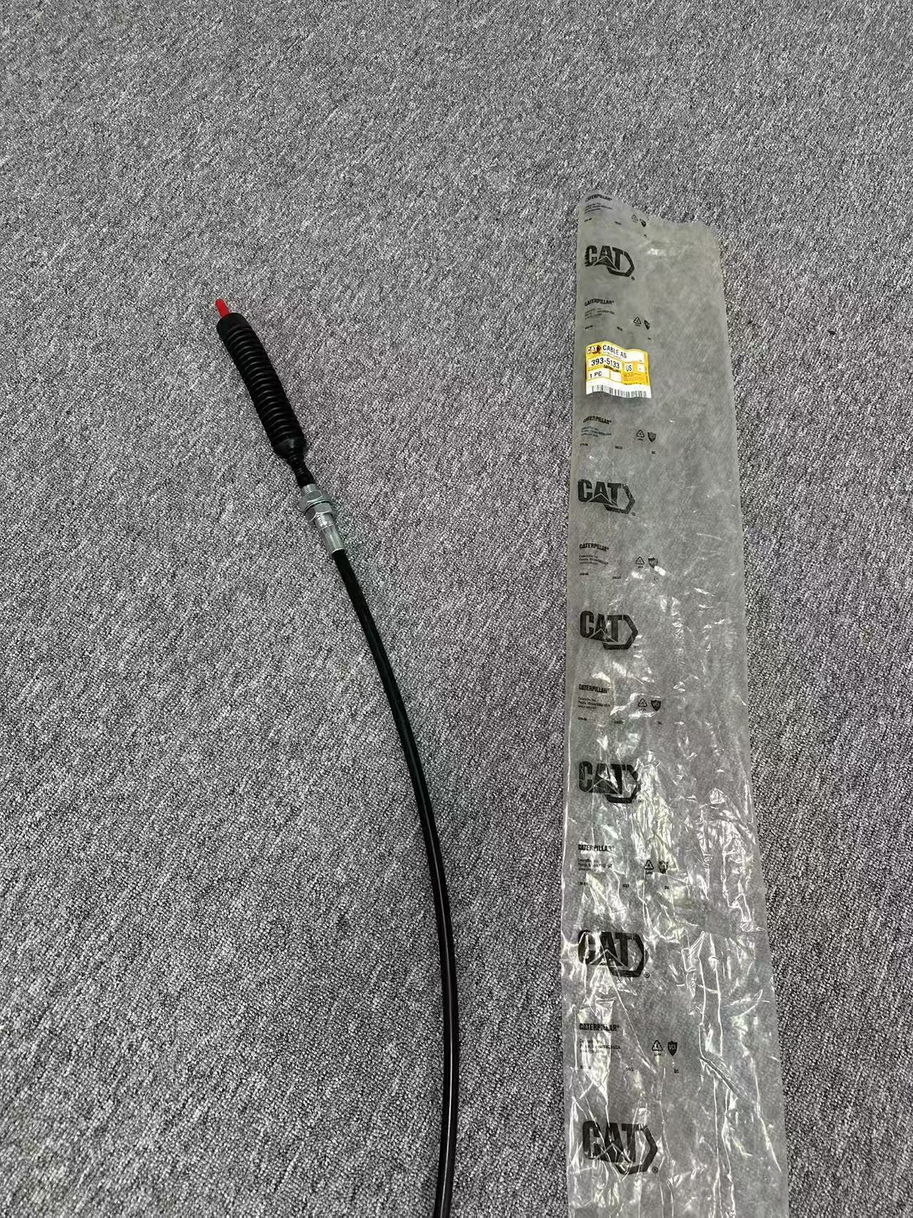 Komatsu Black 390-0258 Steering Transmission Control Cable Construction Machinery Part