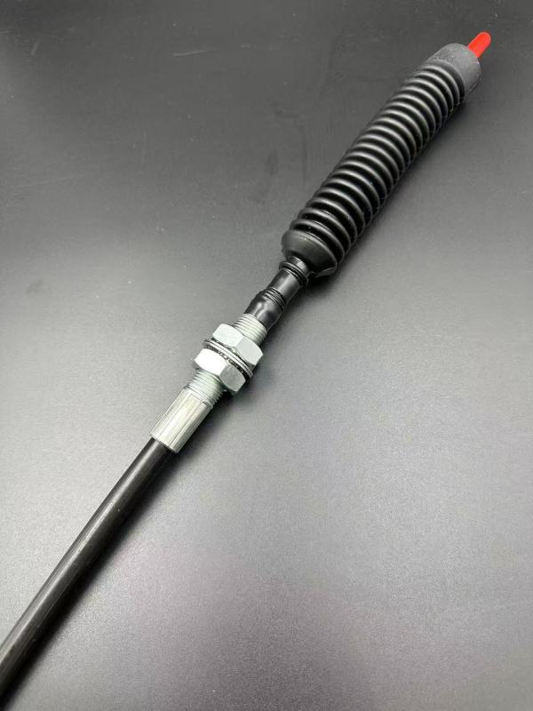 Komatsu Black 390-0258 Steering Transmission Control Cable Construction Machinery Part