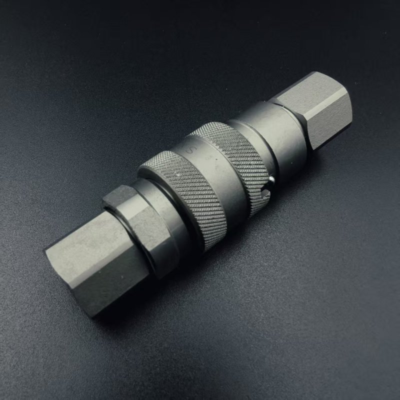 Steel Hydraulic Hose Coupling Quick Connector for Excavator Quick Connect Piping Kit for Construction Machinery Parts