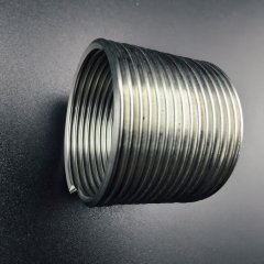 Construction Machinery Parts Fine Thread Steel Sleeve for HVAC Systems