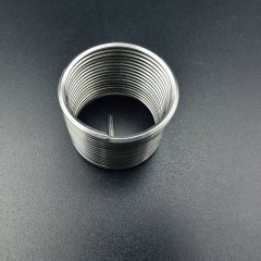 Construction Machinery Parts Fine Thread Steel Sleeve for HVAC Systems