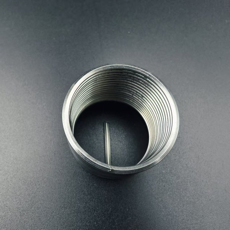 Construction Machinery Parts Fine Thread Steel Sleeve for HVAC Systems