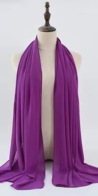 pearl chiffon hijab Muslim shawl pashmina scarf 132 colors A001