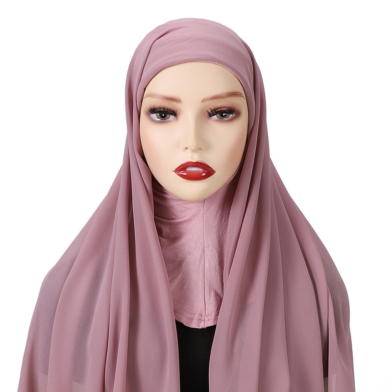 Hijab With inners Cap Instant Shawl B002