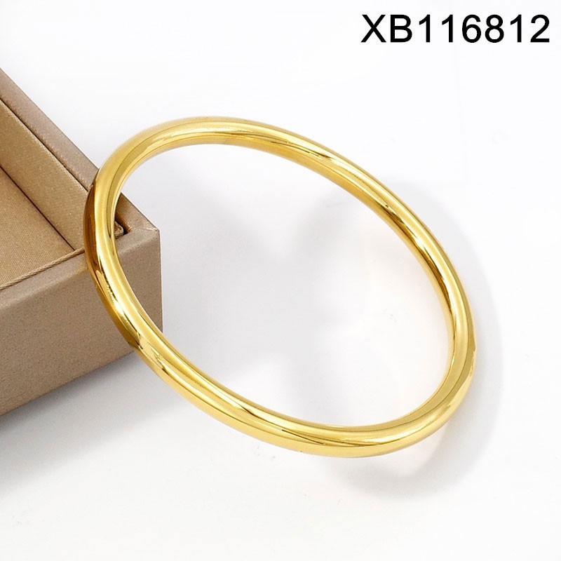 Stainless Steel Jewelry New Trendy Silvery Bangle