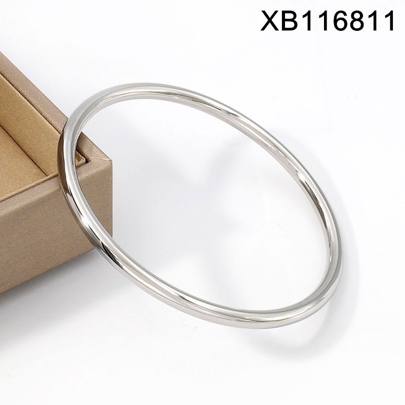 Stainless Steel Jewelry New Trendy Silvery Bangle