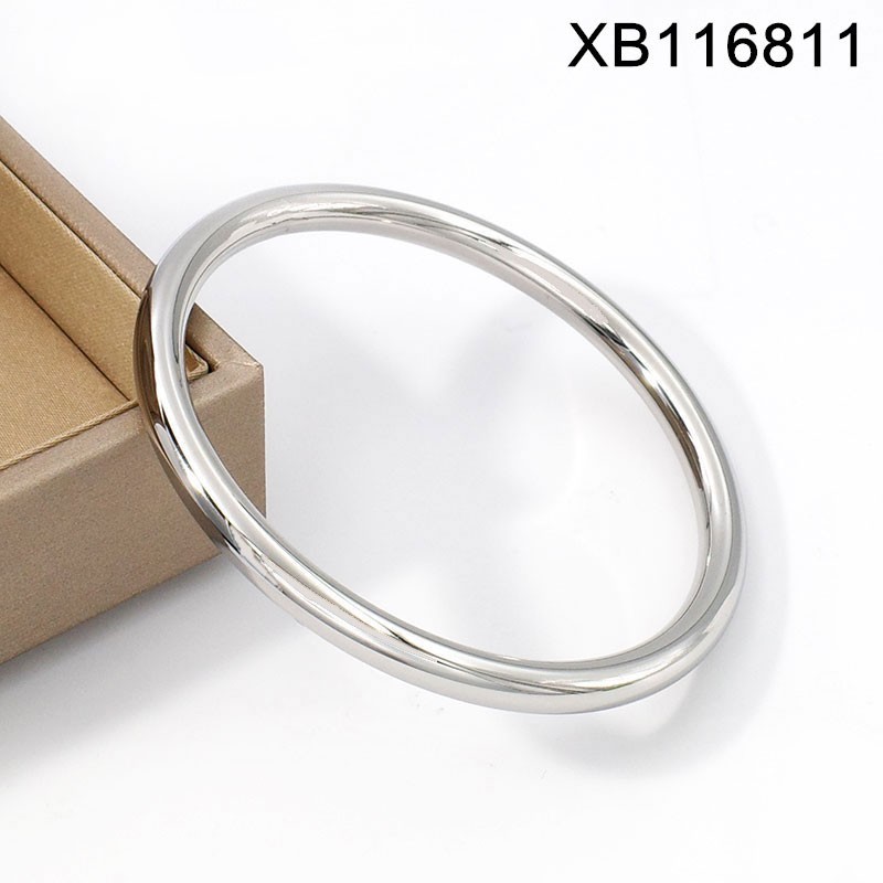 Stainless Steel Jewelry New Trendy Silvery Bangle