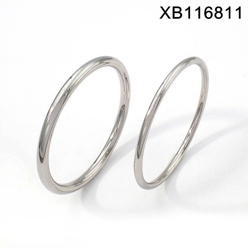 Stainless Steel Jewelry New Trendy Silvery Bangle