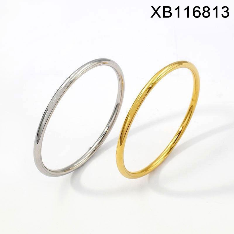 Stainless Steel Jewelry New Trendy Silvery Bangle