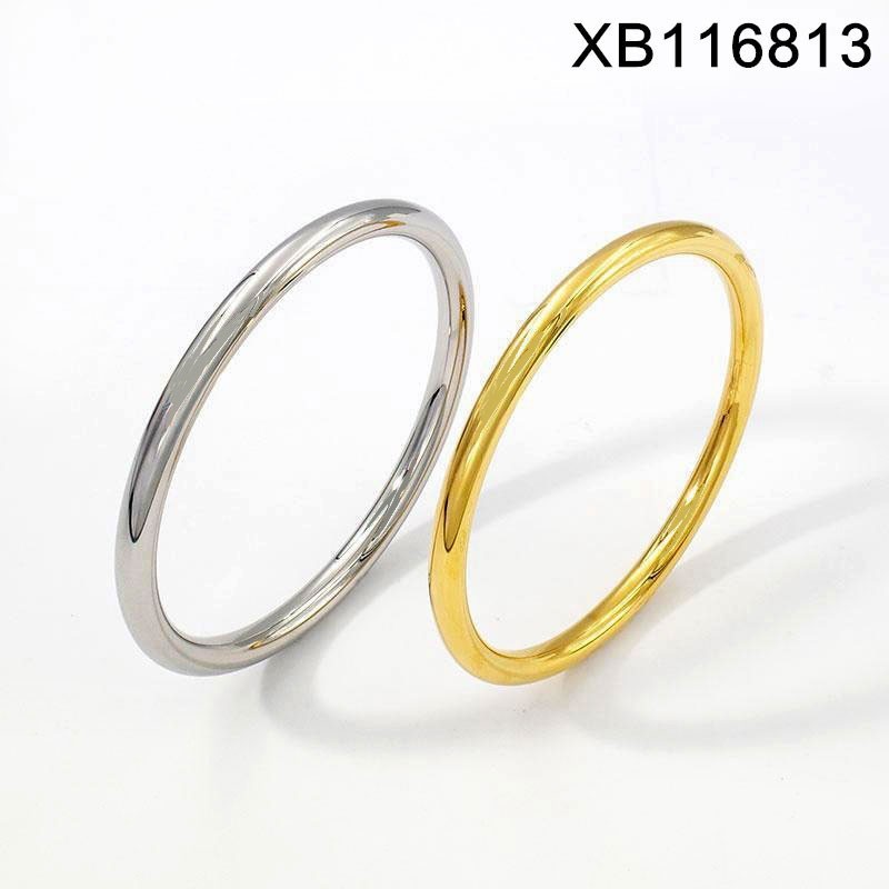 Stainless Steel Jewelry New Trendy Silvery Bangle