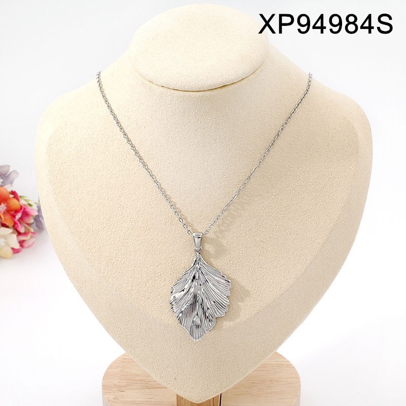 Stainless Steel Jewelry New Trendy Leaf Golden SET