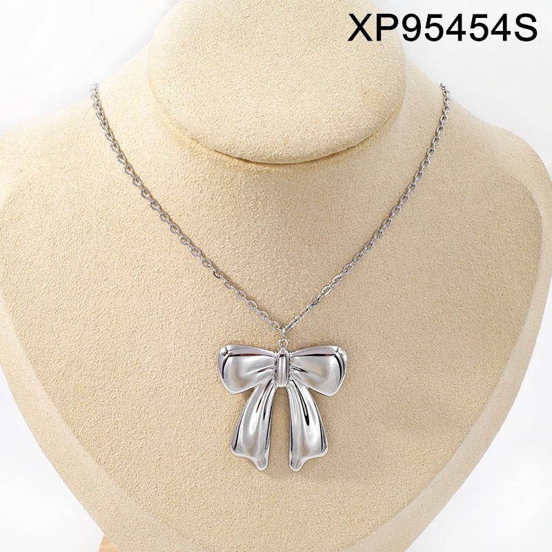 Stainless Steel Jewelry New Trendy Bowknot Golden SET