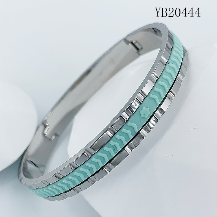 Stainless Steel Man Jewelry Steel Color Bangle