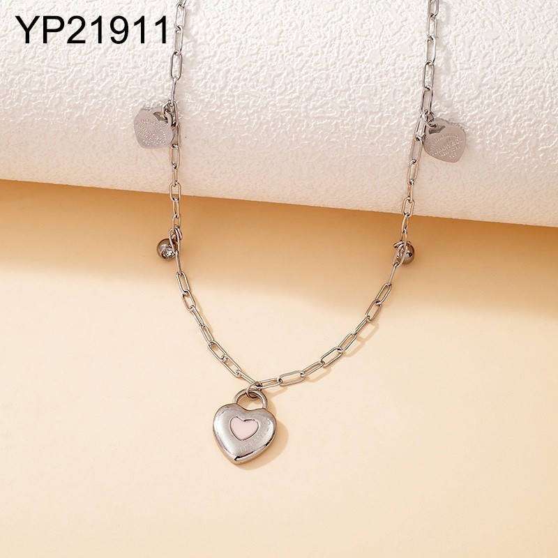 Level B Stainless Steel New Trendy Women Jewelry Steel color Pendant