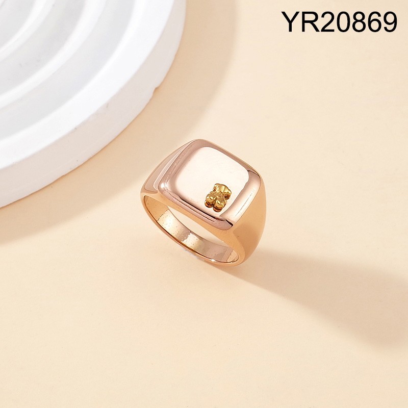 Level B Stainless Steel New Trendy Women Jewelry Animal Rose gold Rings