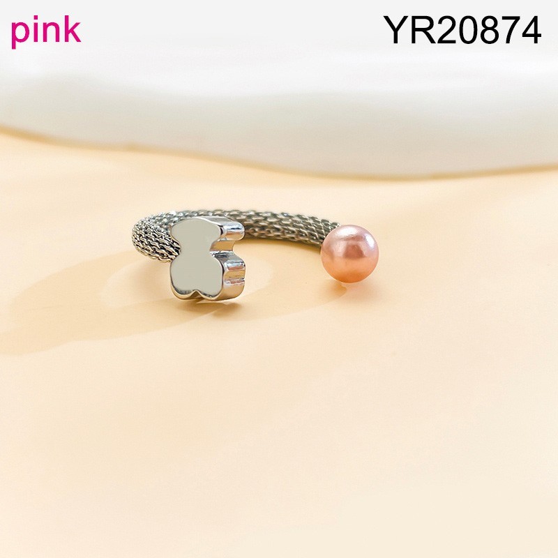 Level B Stainless Steel New Trendy Women Jewelry Animal Steel color Open Rings;Ring size can be adjusted freely