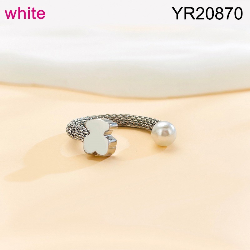Level B Stainless Steel New Trendy Women Jewelry Animal Steel color Open Rings;Ring size can be adjusted freely