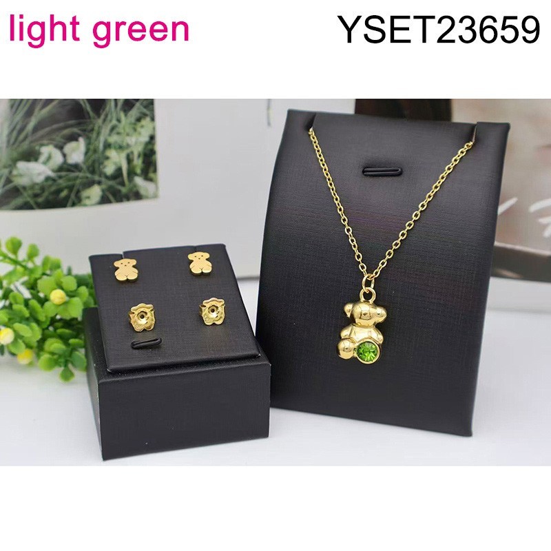Level B Stainless Steel New Trendy Women Jewelry Animal Golden SET