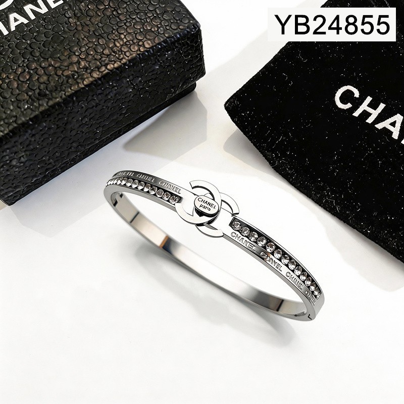Level B Stainless Steel New Trendy Women Jewelry Steel color Bangle