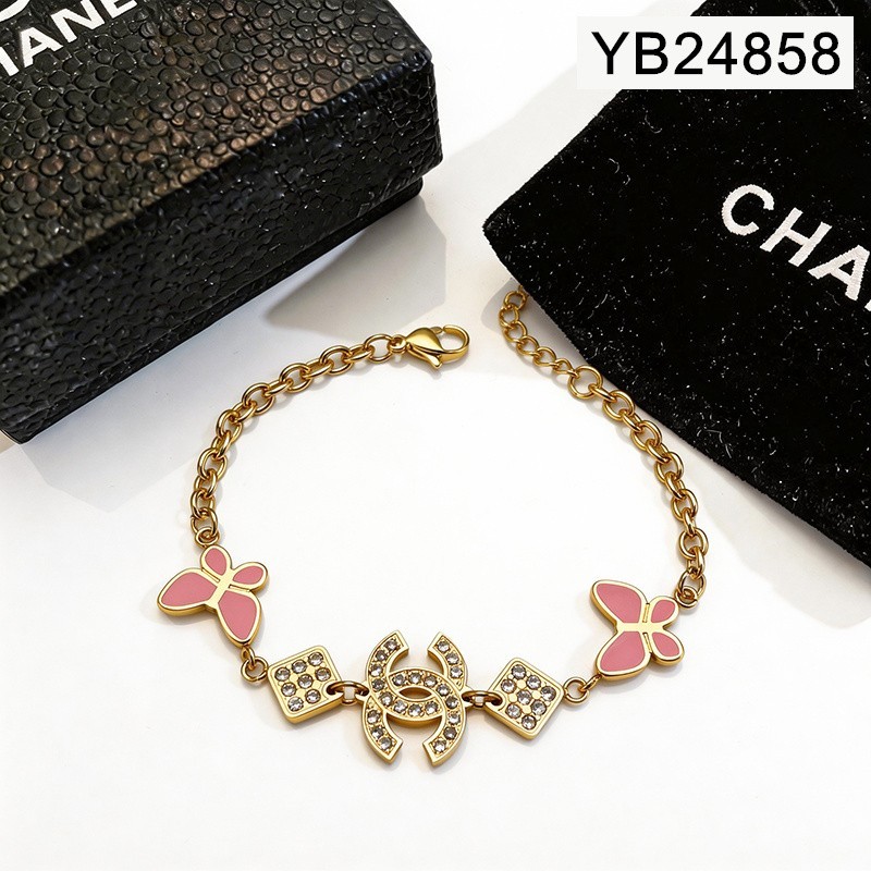 Level B Stainless Steel New Trendy Women Jewelry Golden Bracelet