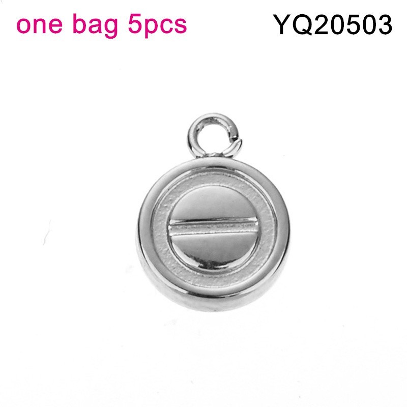 Level B Stainless Steel New Trendy Jewelry Steel color DIY Charms