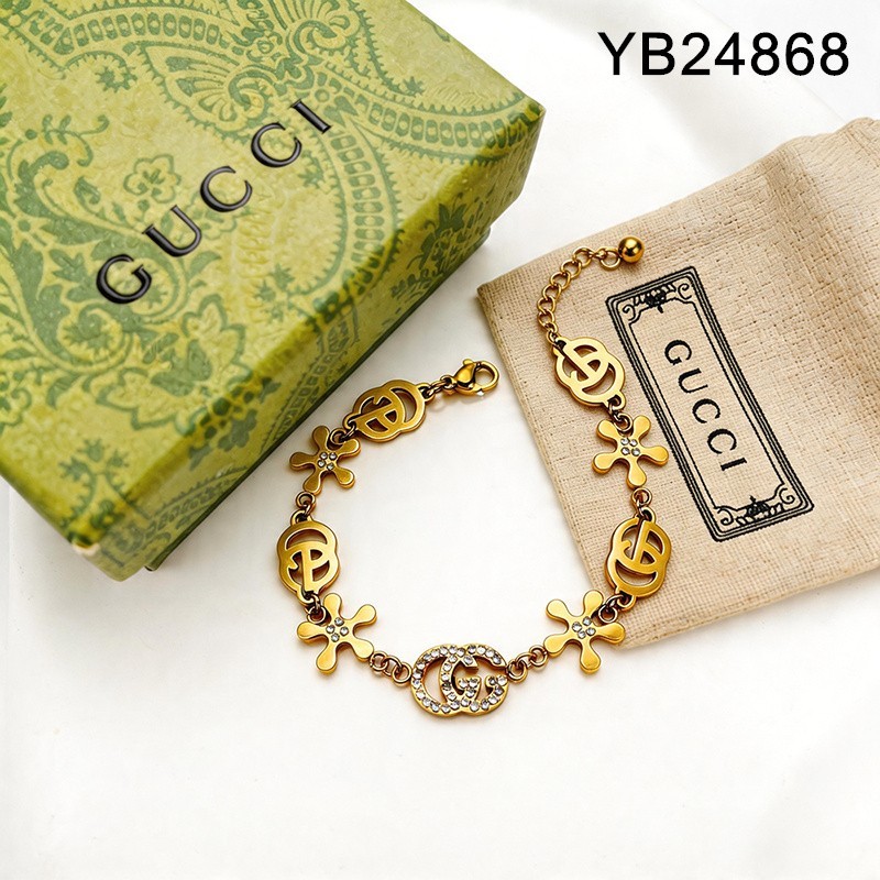 Level B Stainless Steel New Trendy Women Jewelry Golden Bracelet