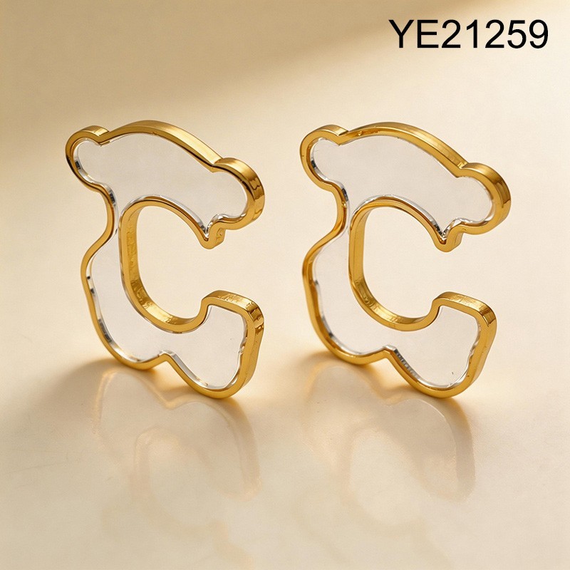 Level B Stainless Steel New Trendy Women Jewelry Animal Golden Without Ear Hole Clip On Earrings