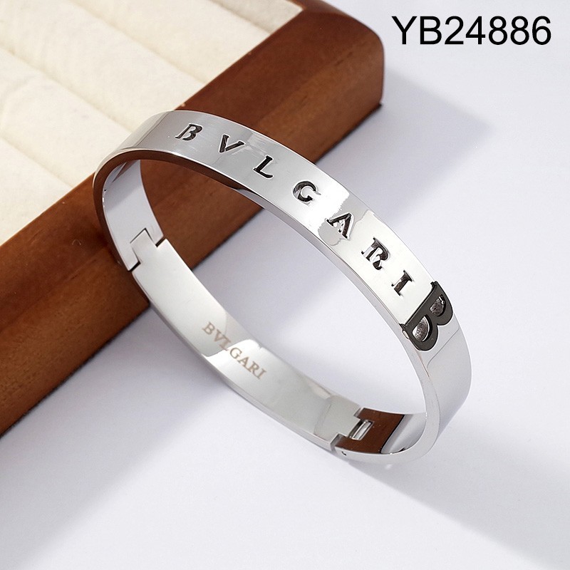 Level B Stainless Steel New Trendy Man Jewelry Two Tone Steel color Bangle