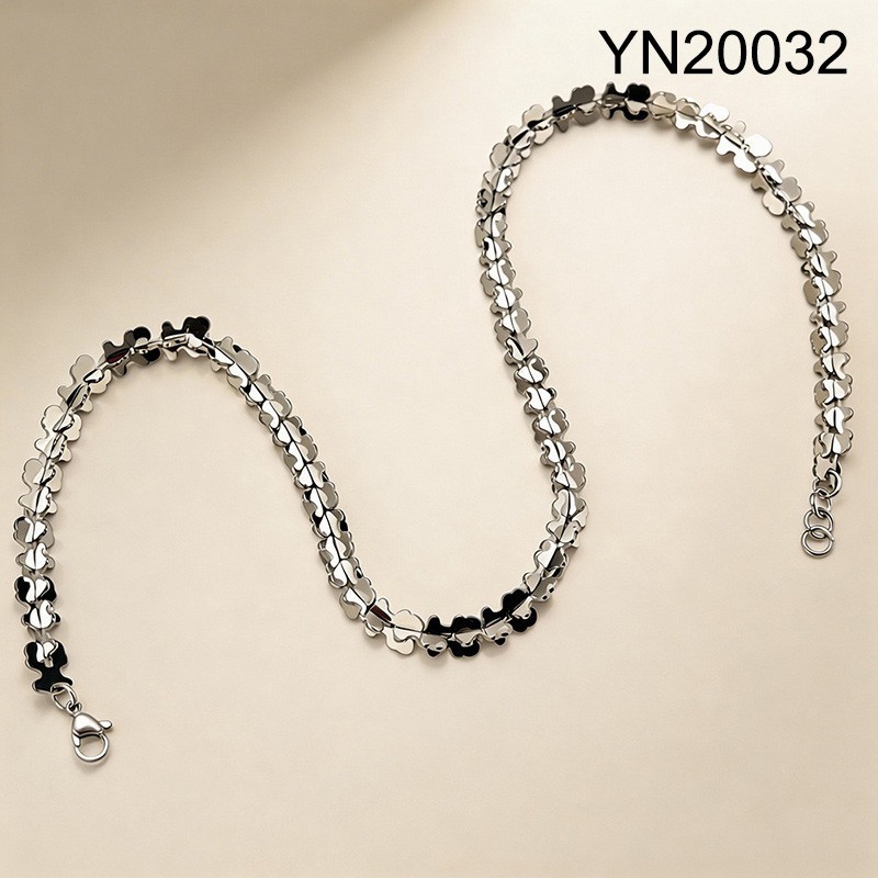 Level B Stainless Steel New Trendy Women Jewelry Animal Steel color Necklace