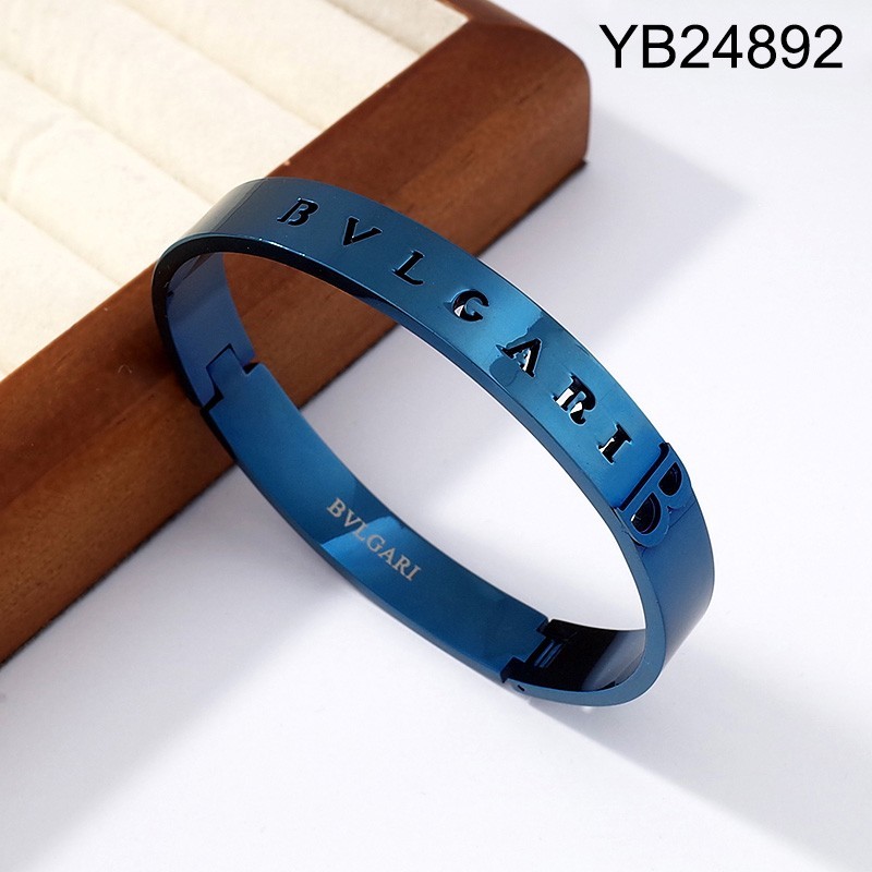 Level B Stainless Steel New Trendy Man Jewelry Plating Blue Black Bangle