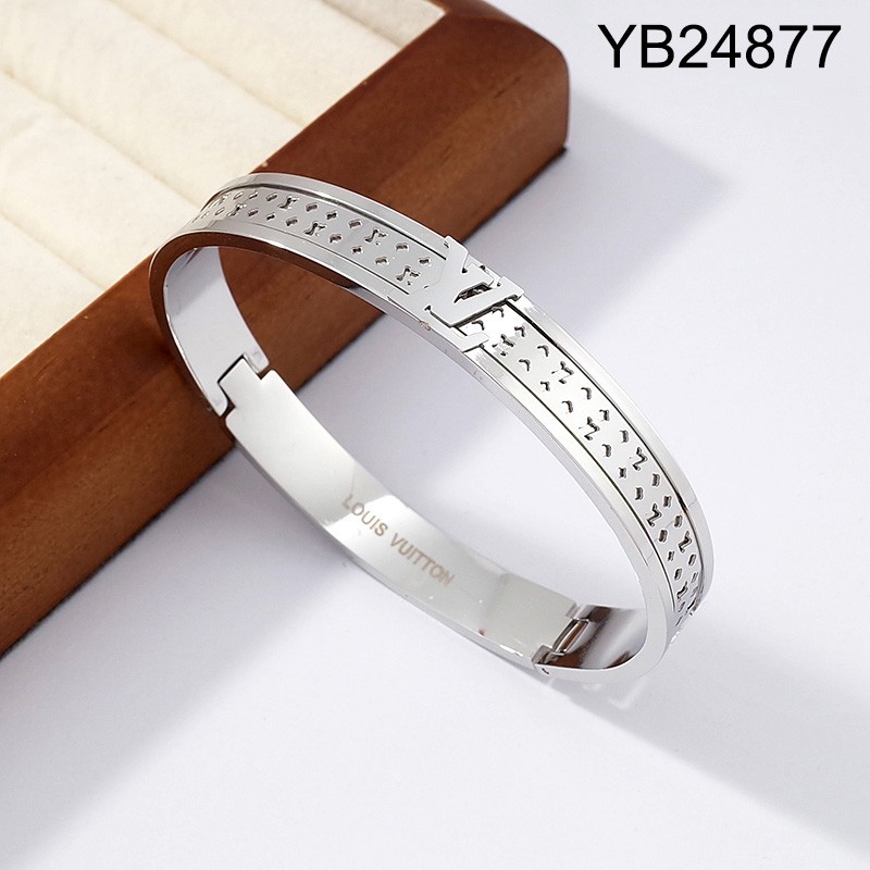 Level B Stainless Steel New Trendy Man Jewelry Steel color Bangle