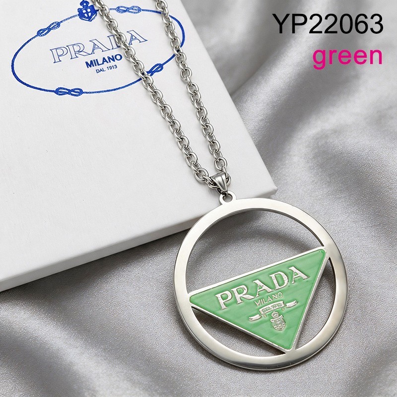 Level B Stainless Steel New Trendy Women Jewelry Drip Oil/Enamel Green Steel color Pendant