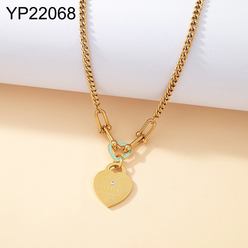 Level B Stainless Steel New Trendy Women Jewelry Golden Pendant