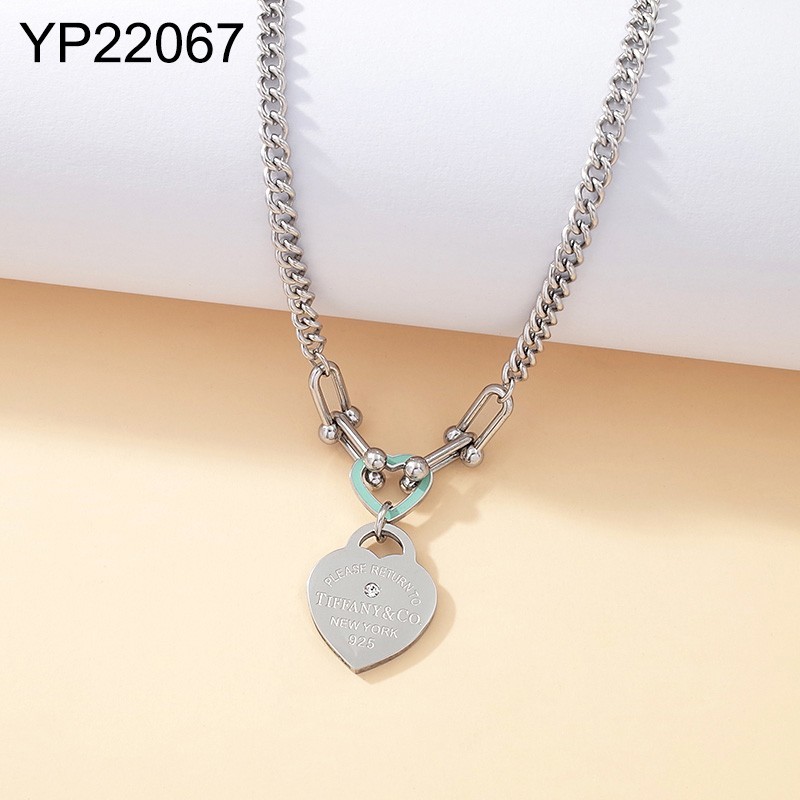 Level B Stainless Steel New Trendy Women Jewelry Steel color Pendant