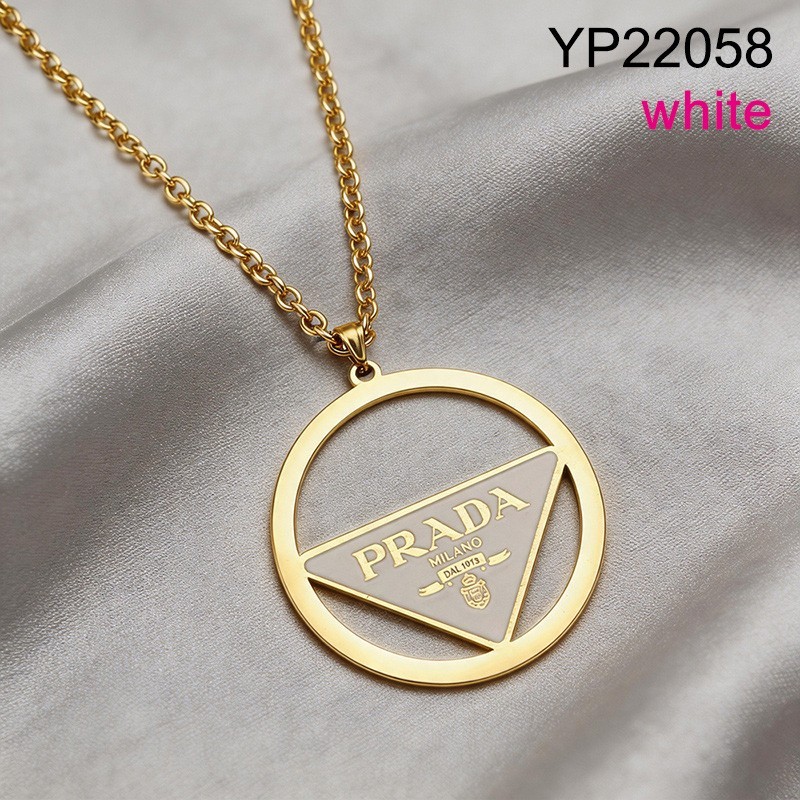 Level B Stainless Steel New Trendy Women Jewelry Drip Oil/Enamel White Golden Pendant